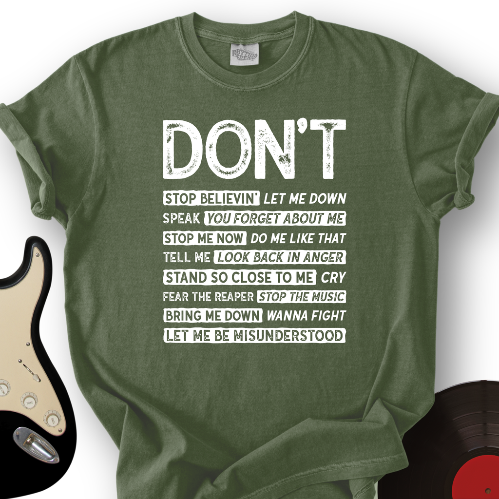 Don't T-Shirt product image 8