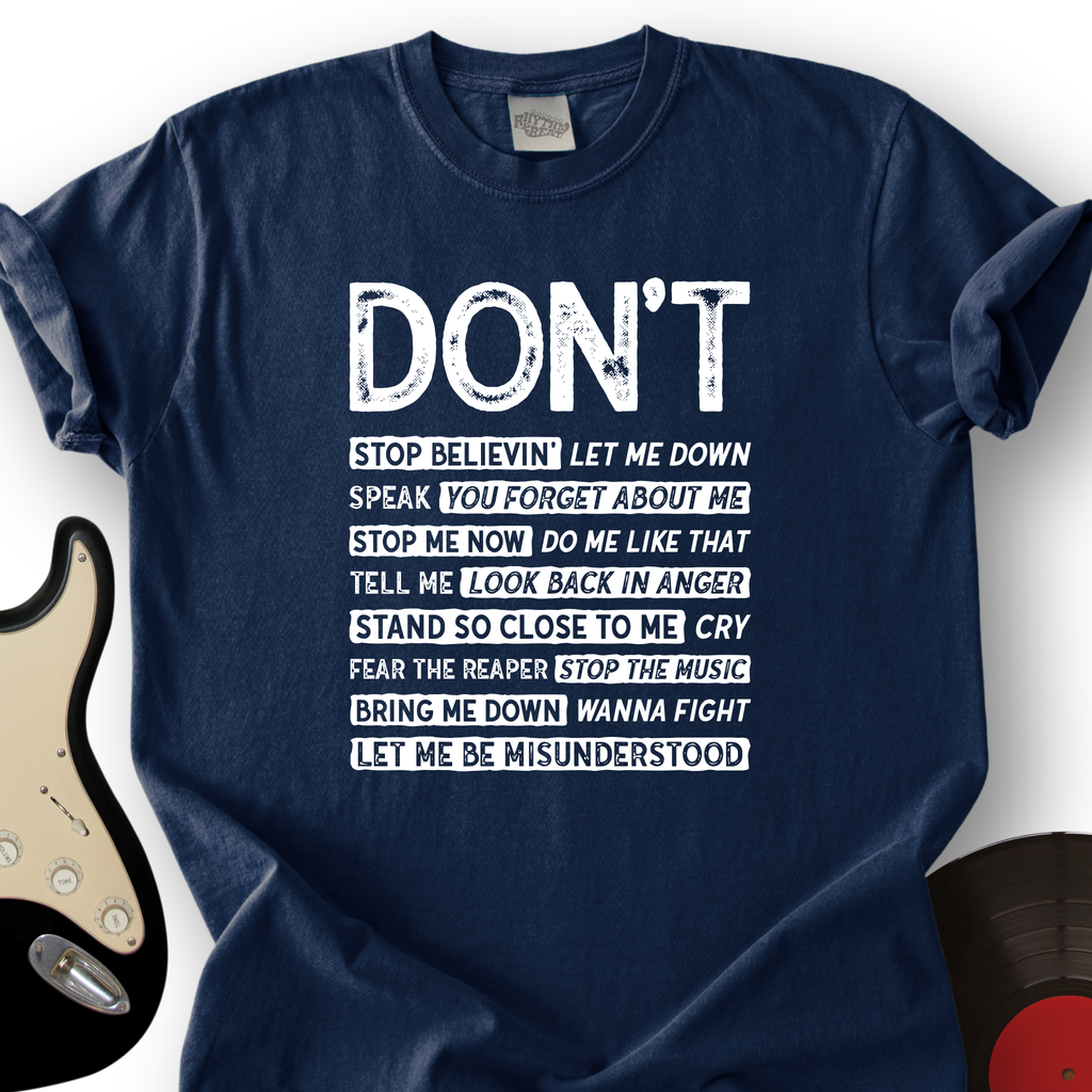 Don't T-Shirt product image 3