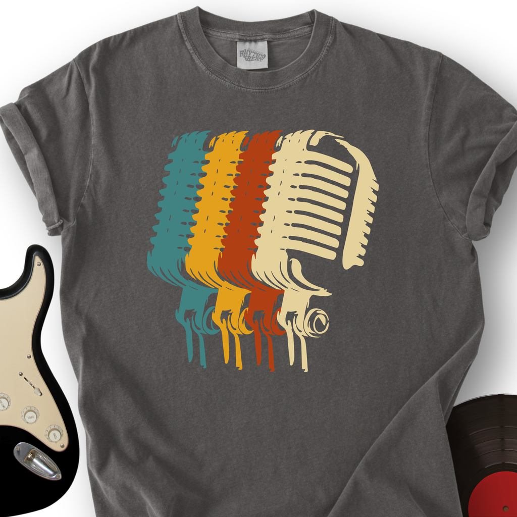 Retro Microphone T-Shirt product image 2