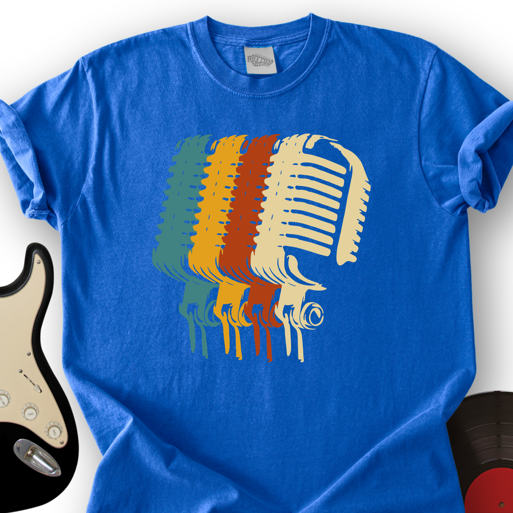 Retro Microphone T-Shirt product image 3