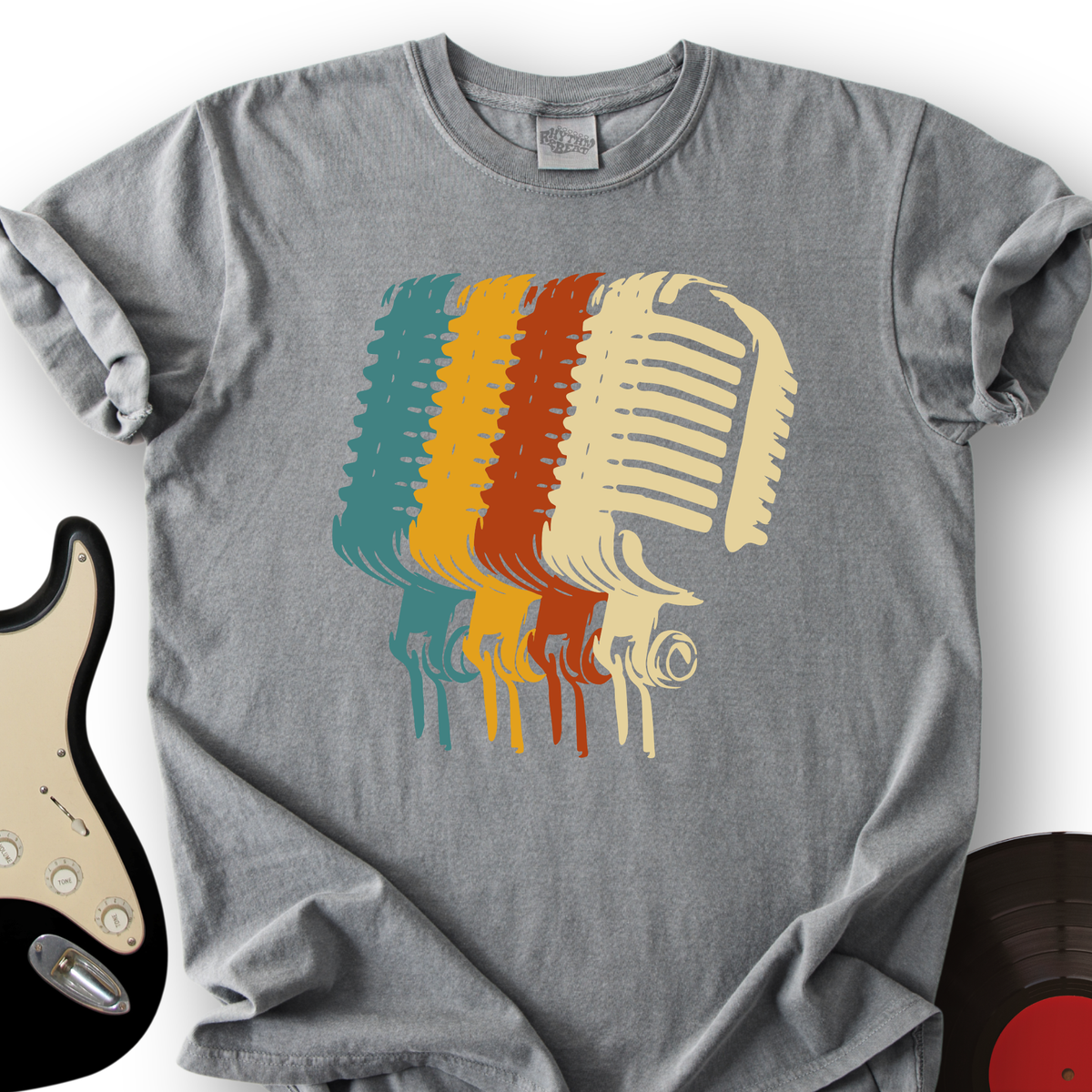Retro Microphone T-Shirt product image 4