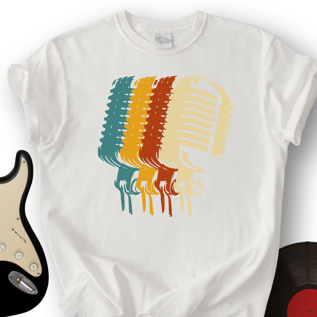 Retro Microphone T-Shirt product image 5