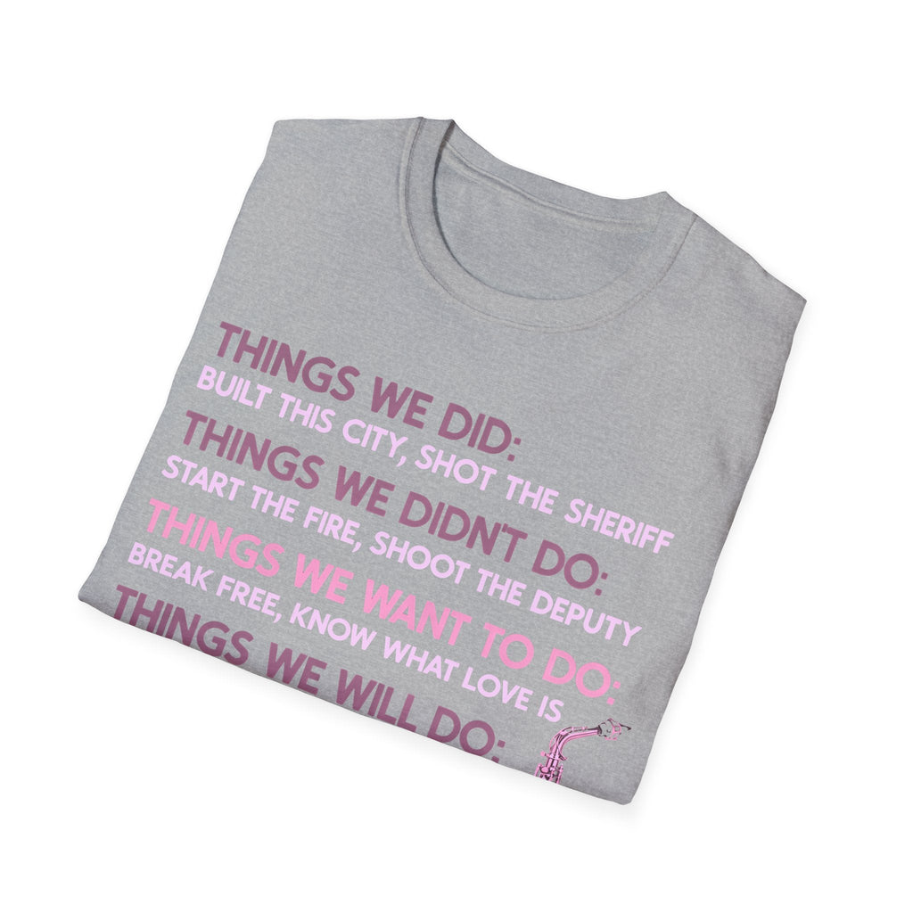 Things We Did Sax T-Shirt product image 22