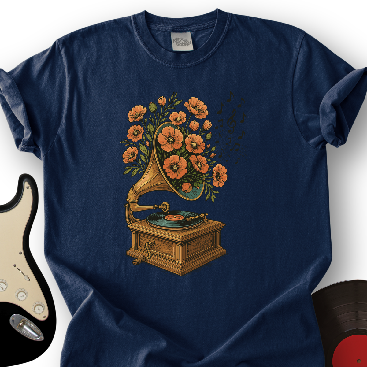 Retro Gramophone T-Shirt product image 3