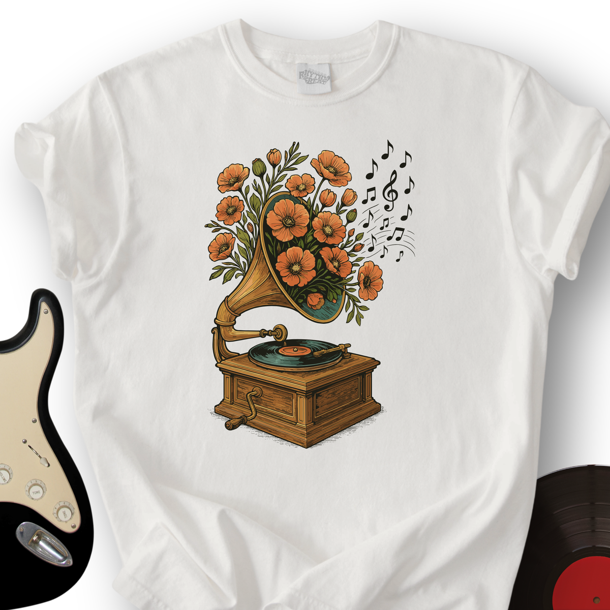Retro Gramophone T-Shirt product image 6