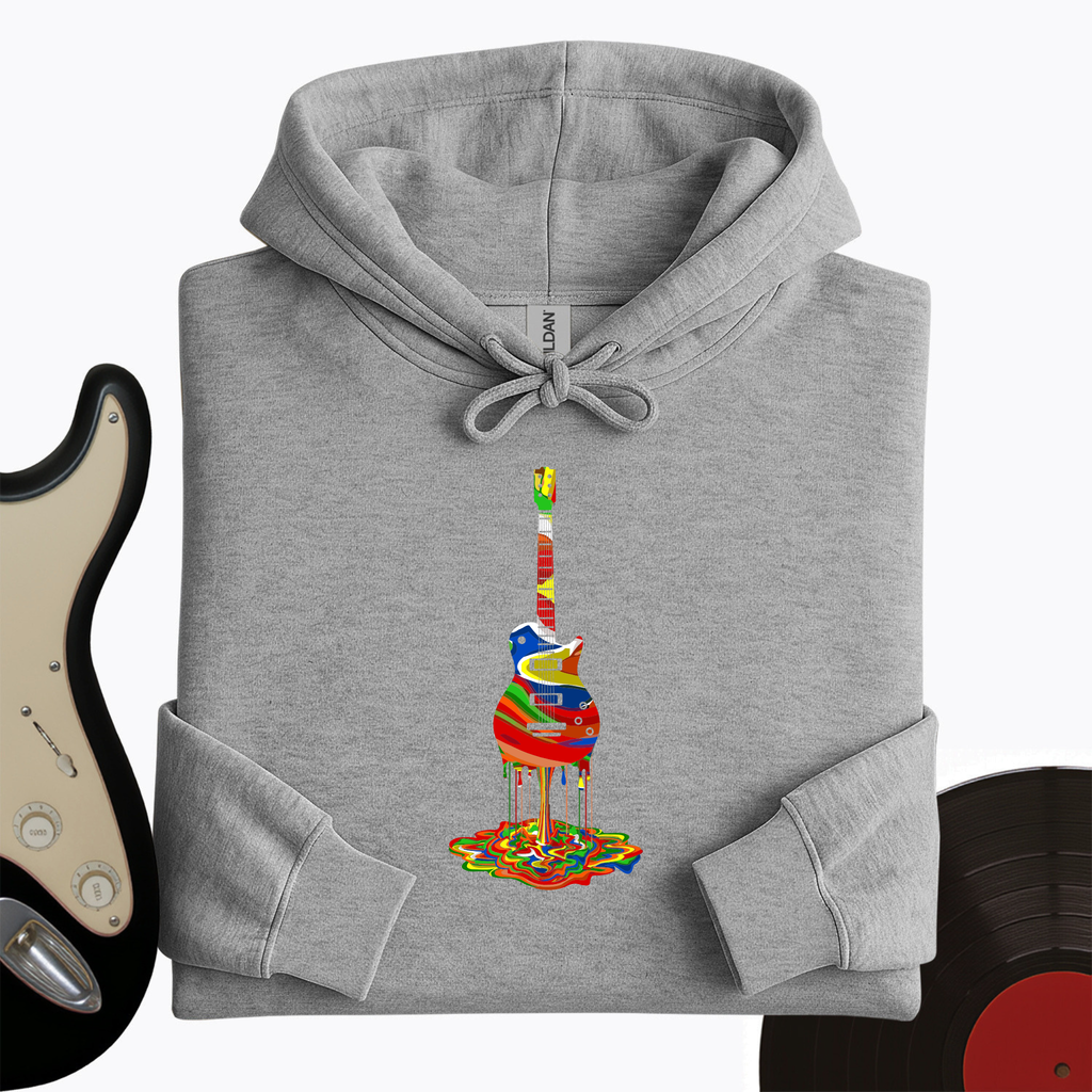 Melting Guitar Hoodie product image 4