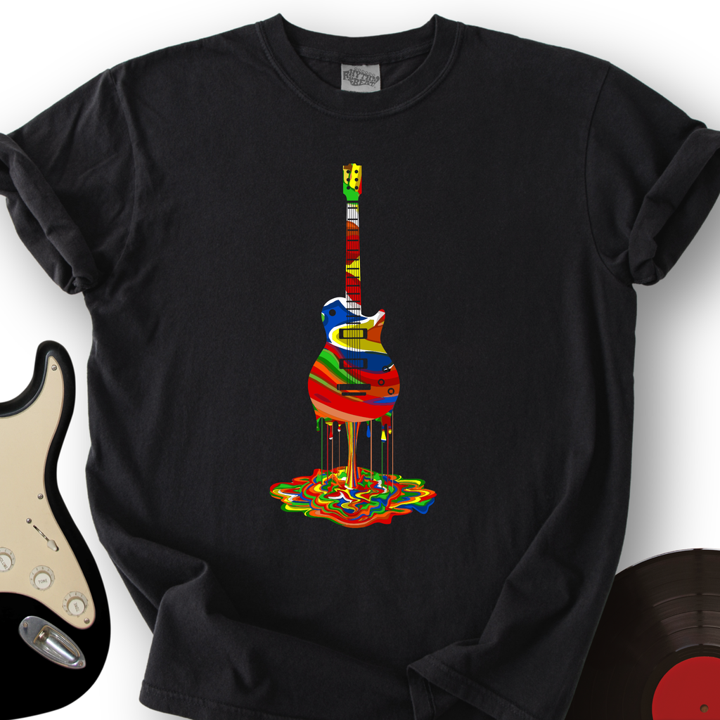 Melting Guitar T-Shirt product image 1