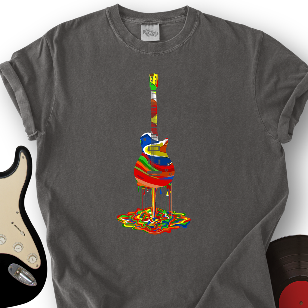 Melting Guitar T-Shirt product image 2