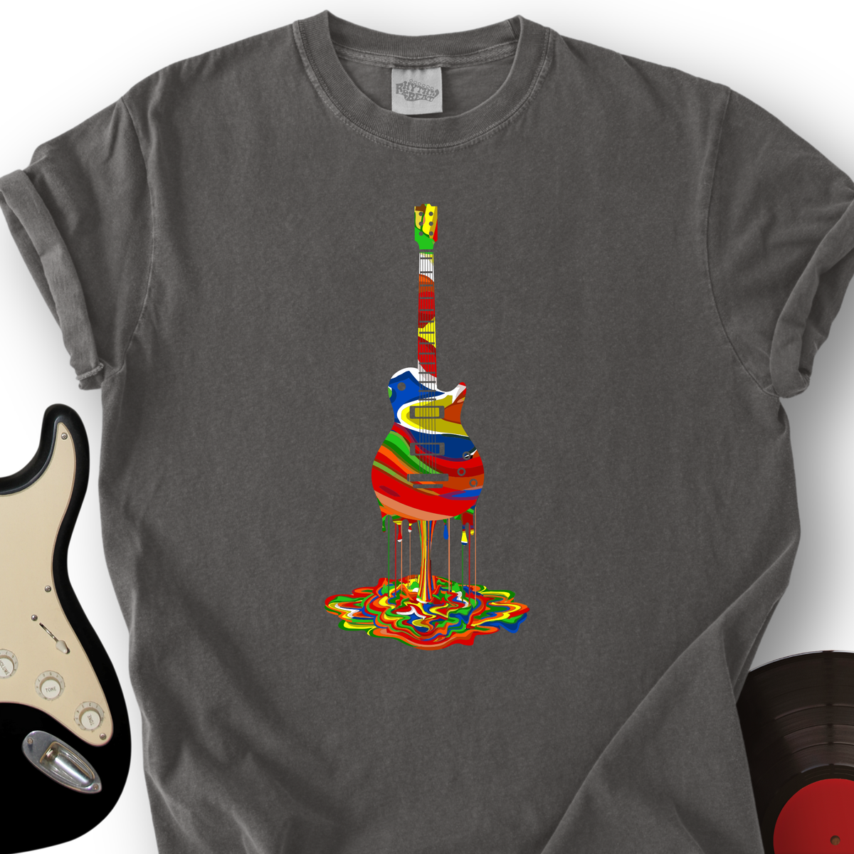 Melting Guitar T-Shirt product image 2