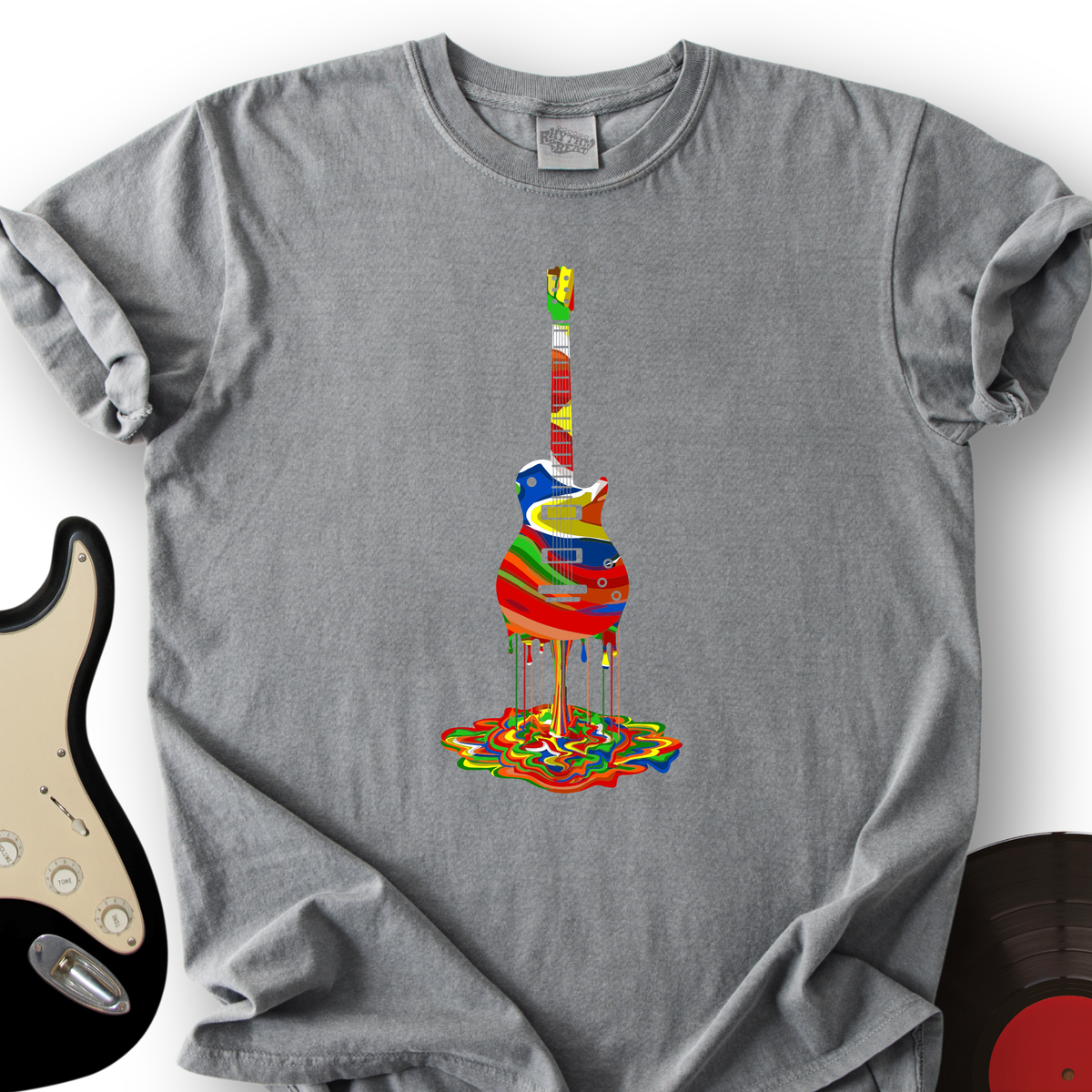 Melting Guitar T-Shirt product image 3