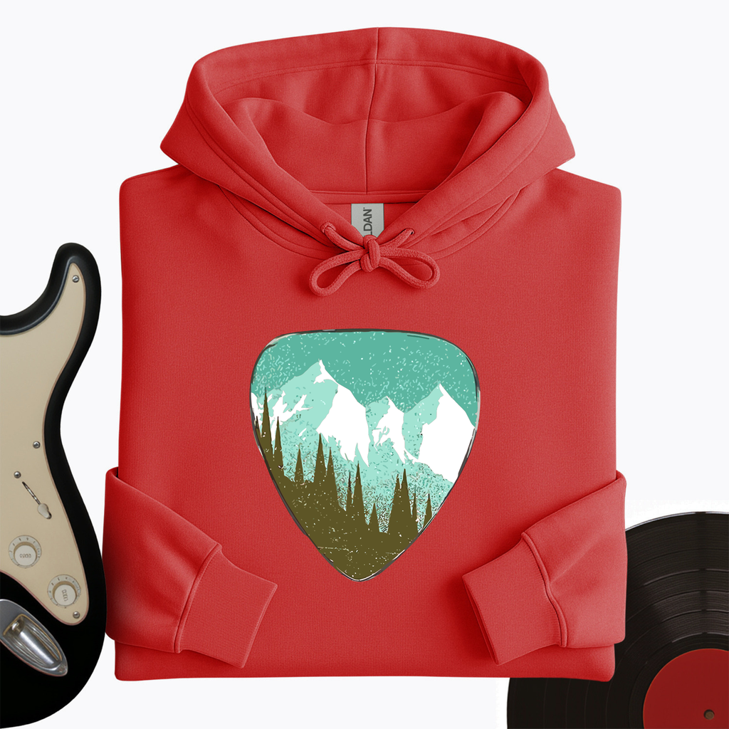 Mountain Guitar Pick Hoodie product image 7