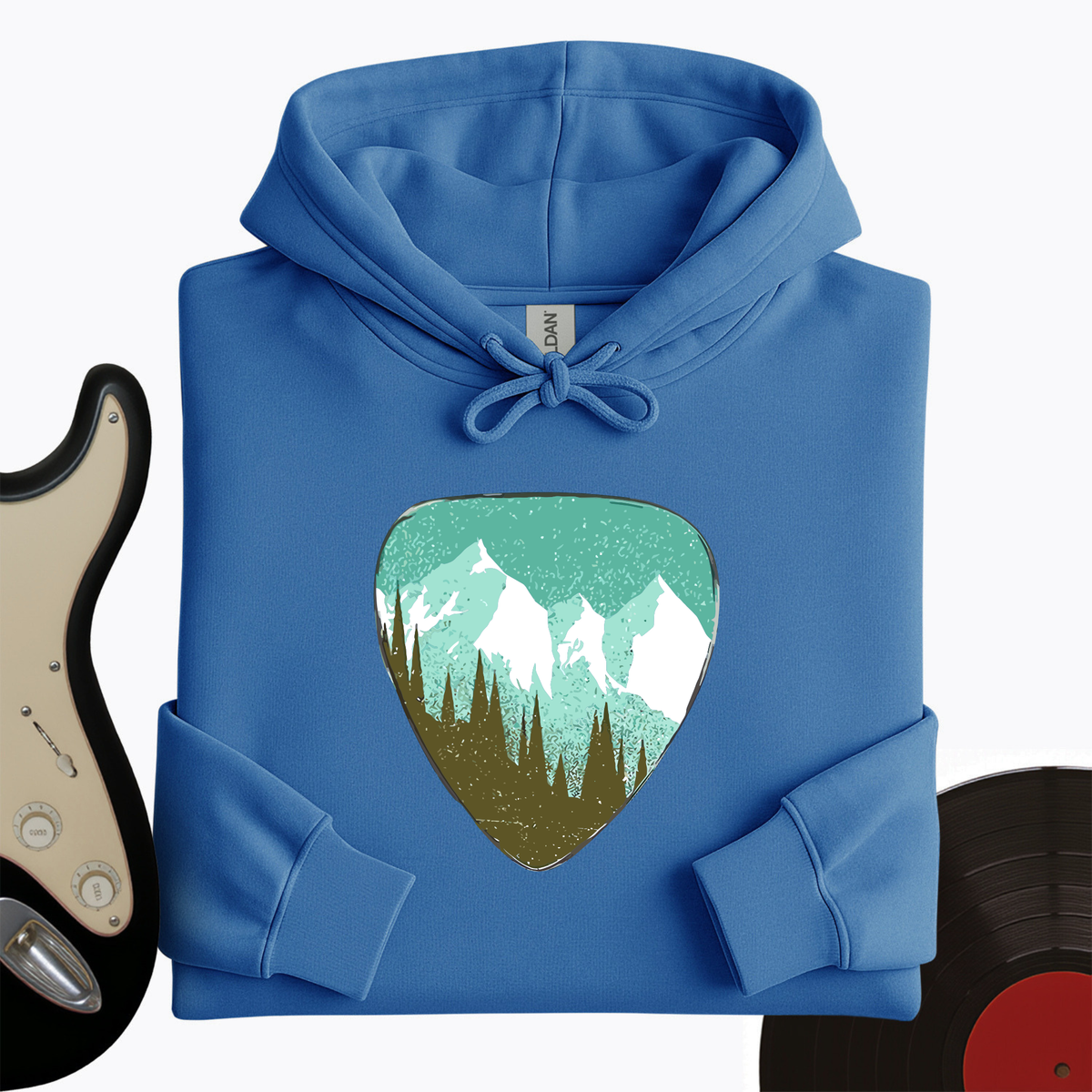 Mountain Guitar Pick Hoodie product image 8