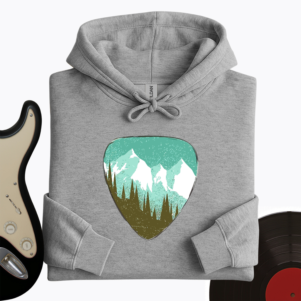 Mountain Guitar Pick Hoodie product image 5