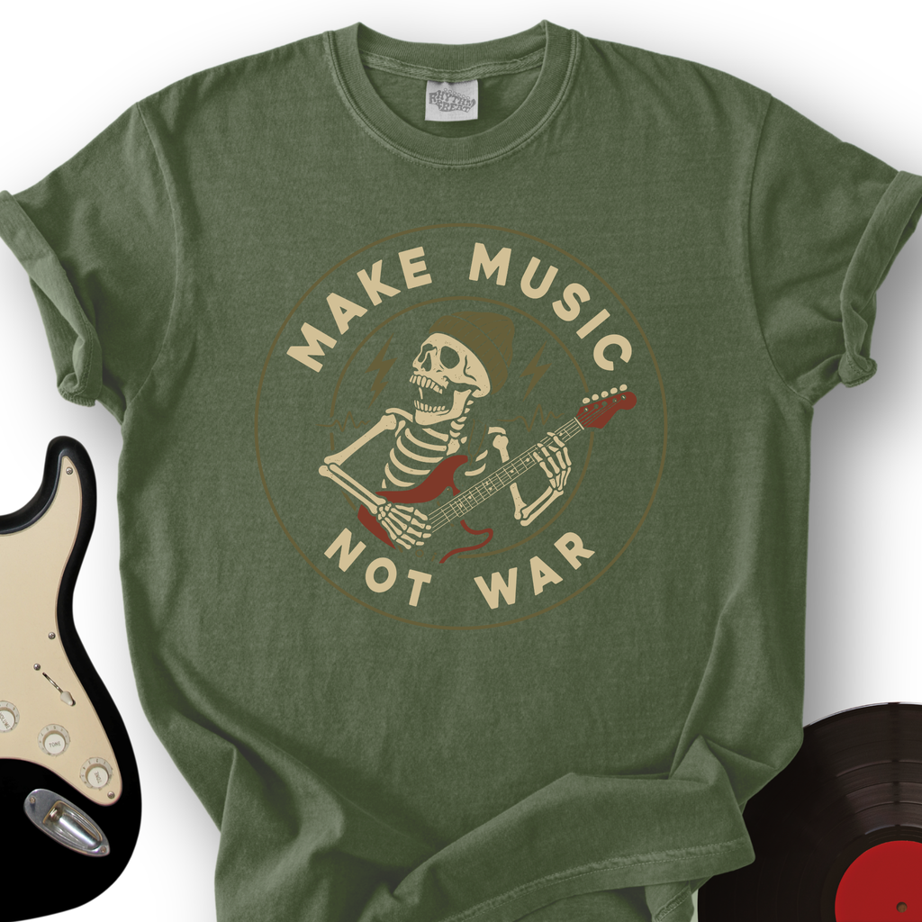 Make Music Not War T-Shirt product image 5