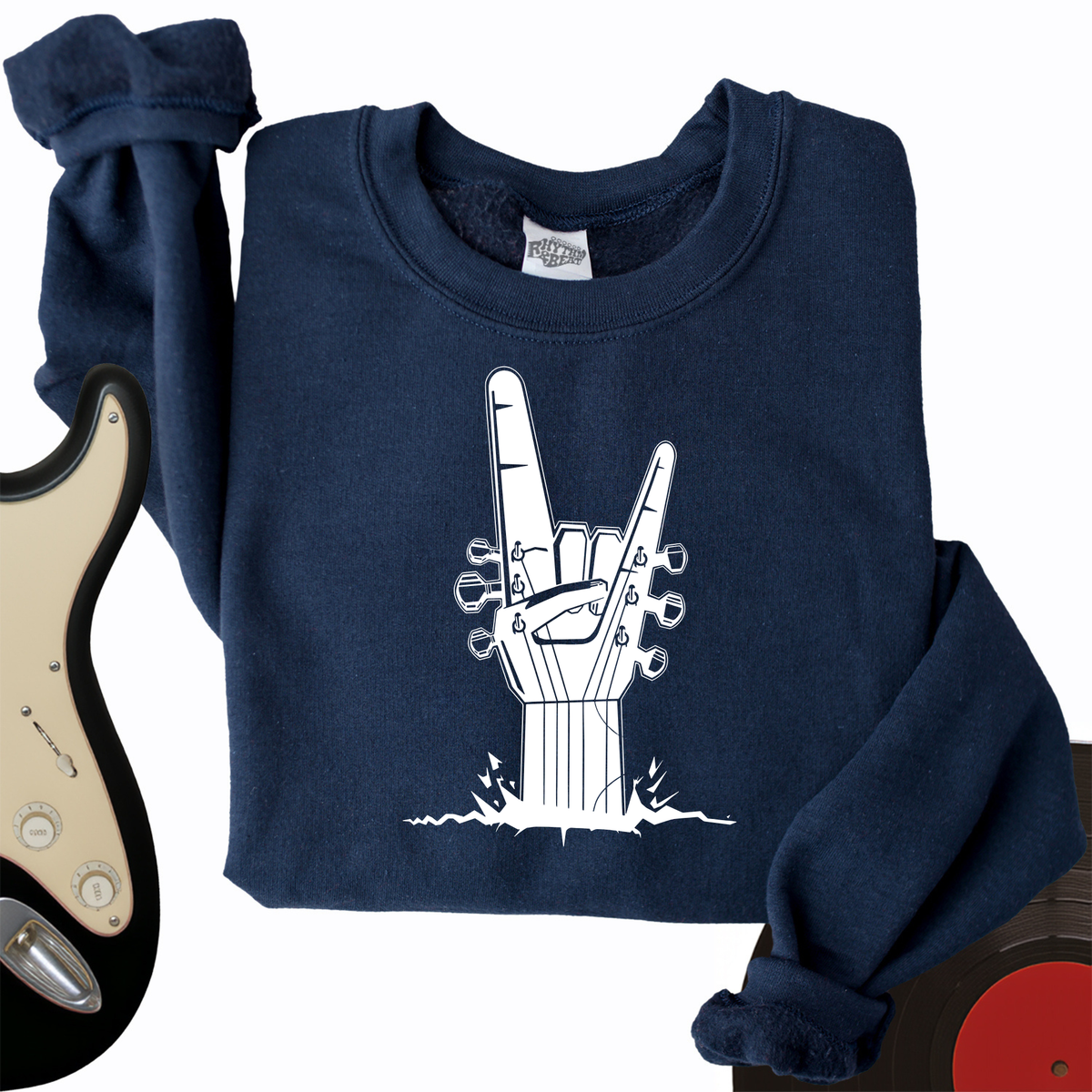 Rock on Guitar Crewneck product image 1