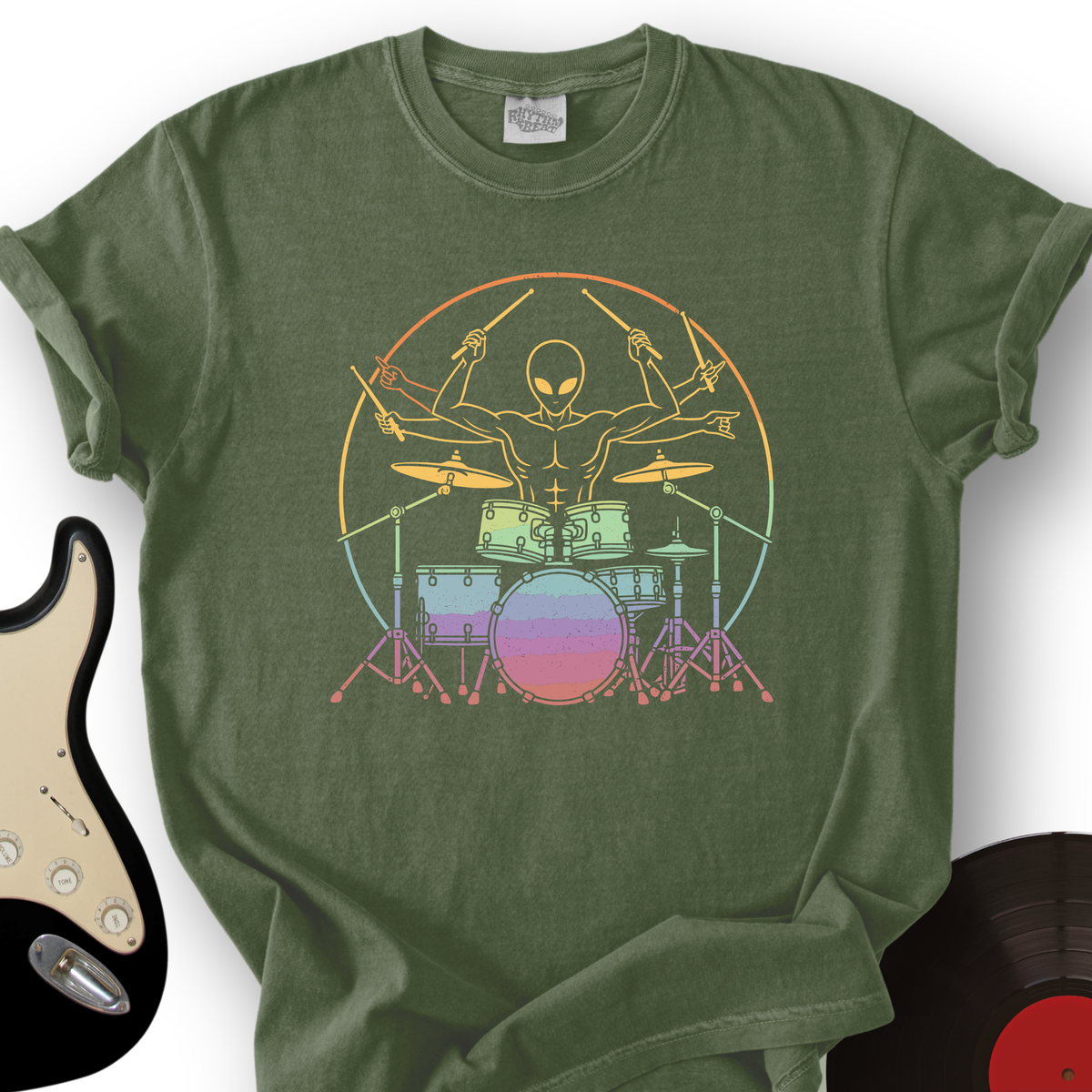 Alien Beats T-Shirt product image 6