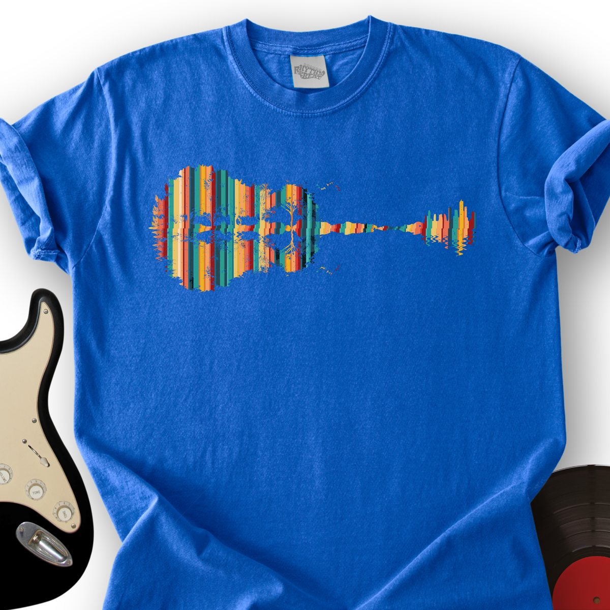 Landscape Guitar T-Shirt product image 4