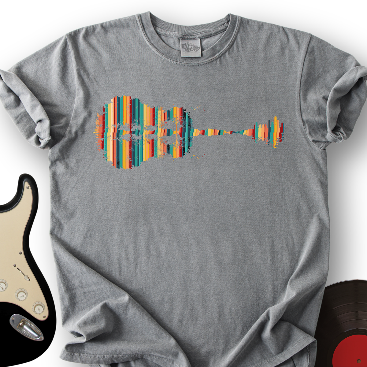 Landscape Guitar T-Shirt product image 5