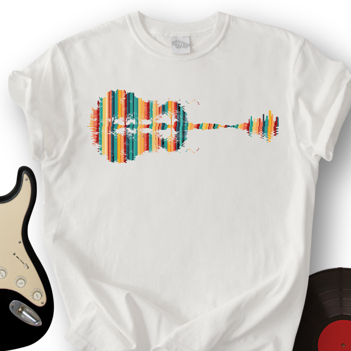 Landscape Guitar T-Shirt product image 6