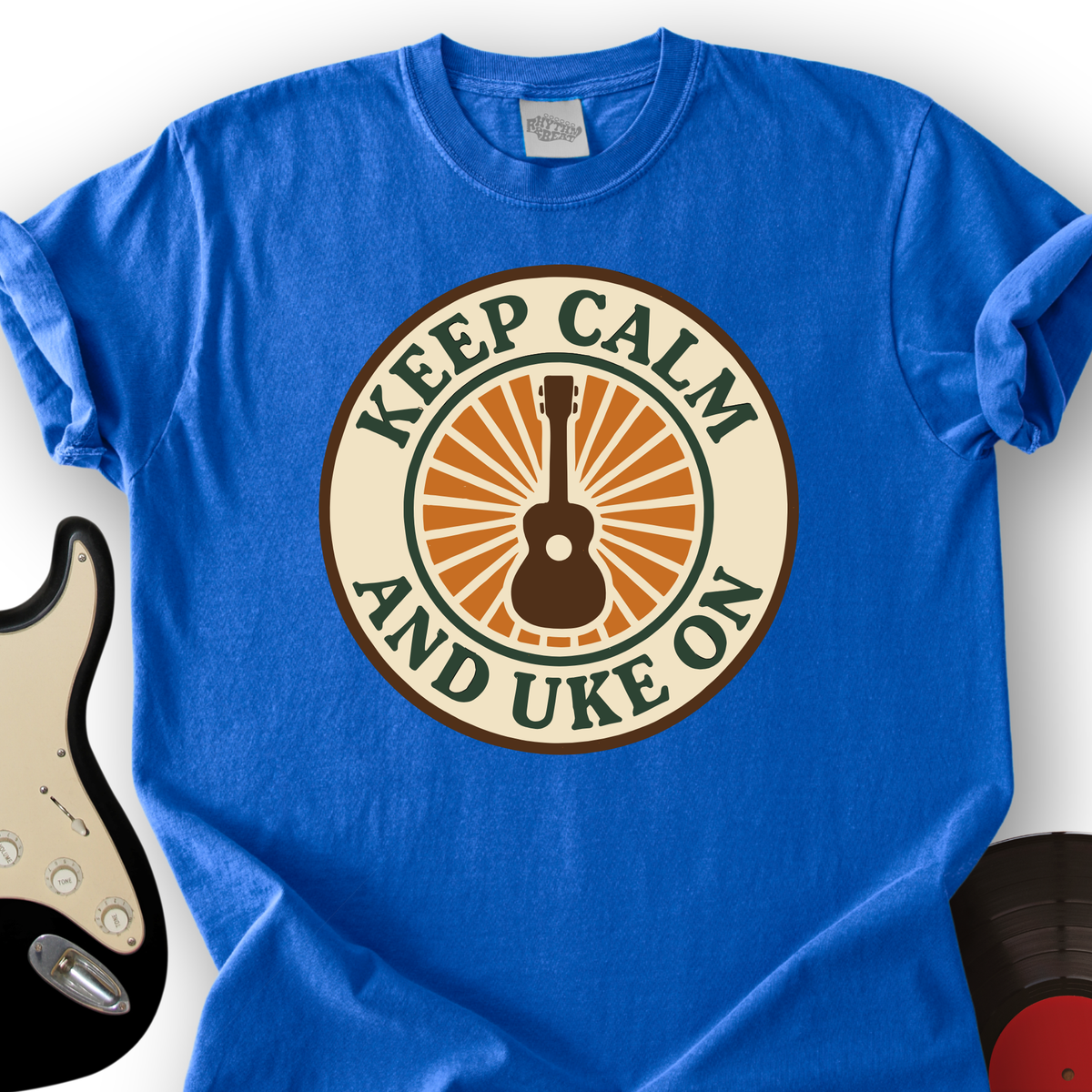 Keep Calm & Uke On T-Shirt product image 4