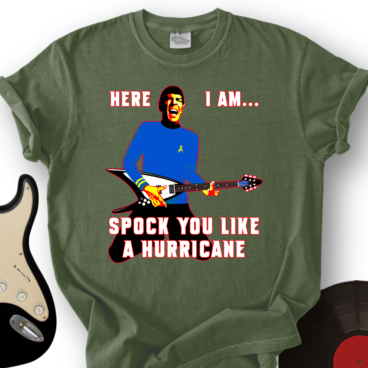 Spock You Like a Hurricane T-Shirt product image 6