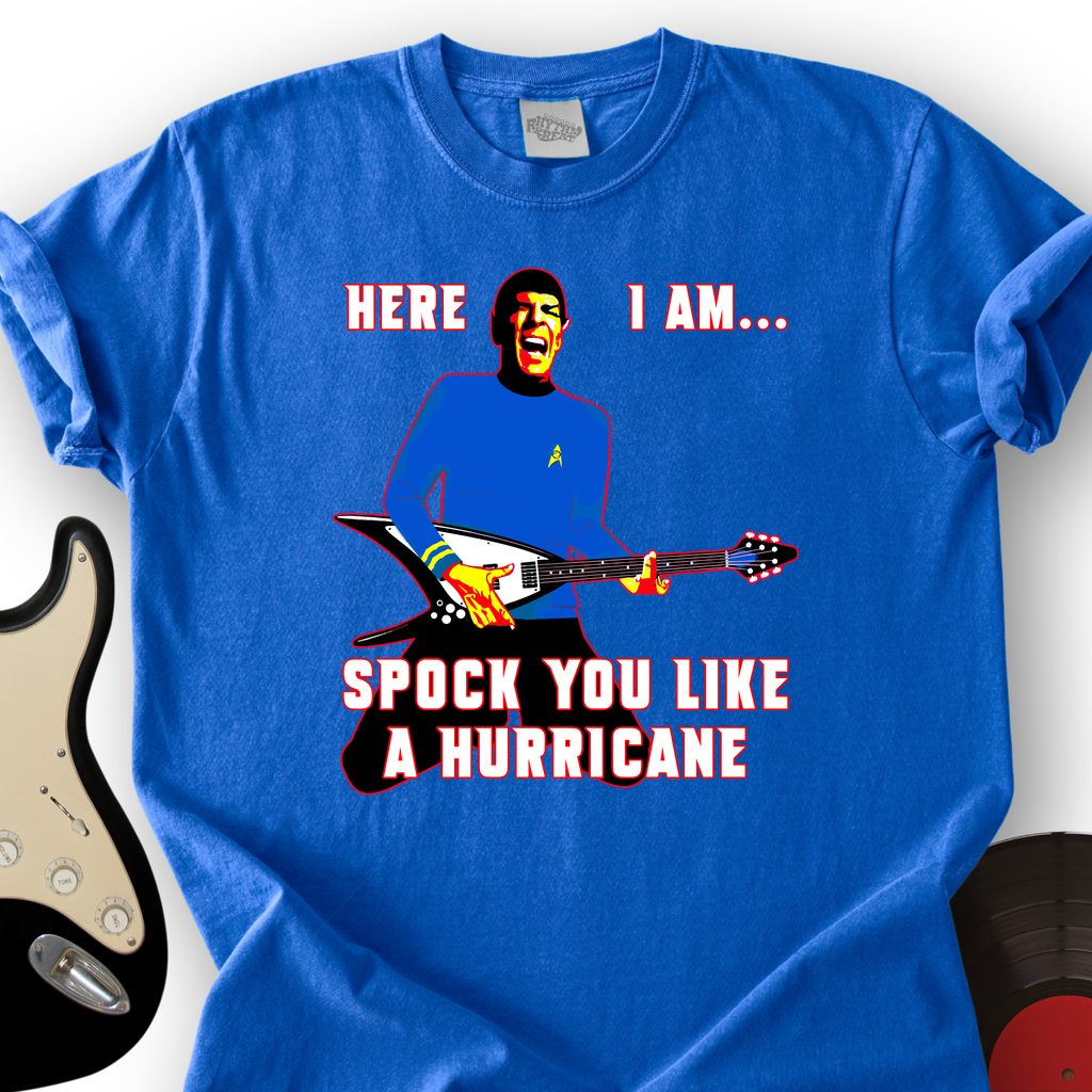Spock You Like a Hurricane T-Shirt product image 3