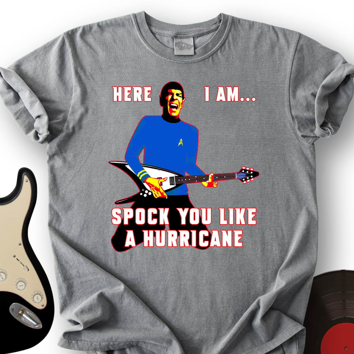 Spock You Like a Hurricane T-Shirt product image 4