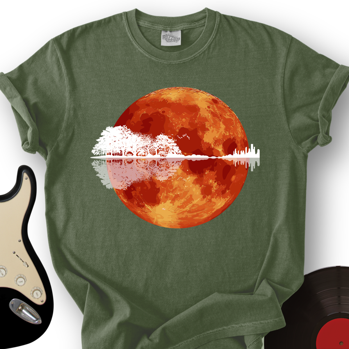 Moon Guitar T-Shirt product image 5