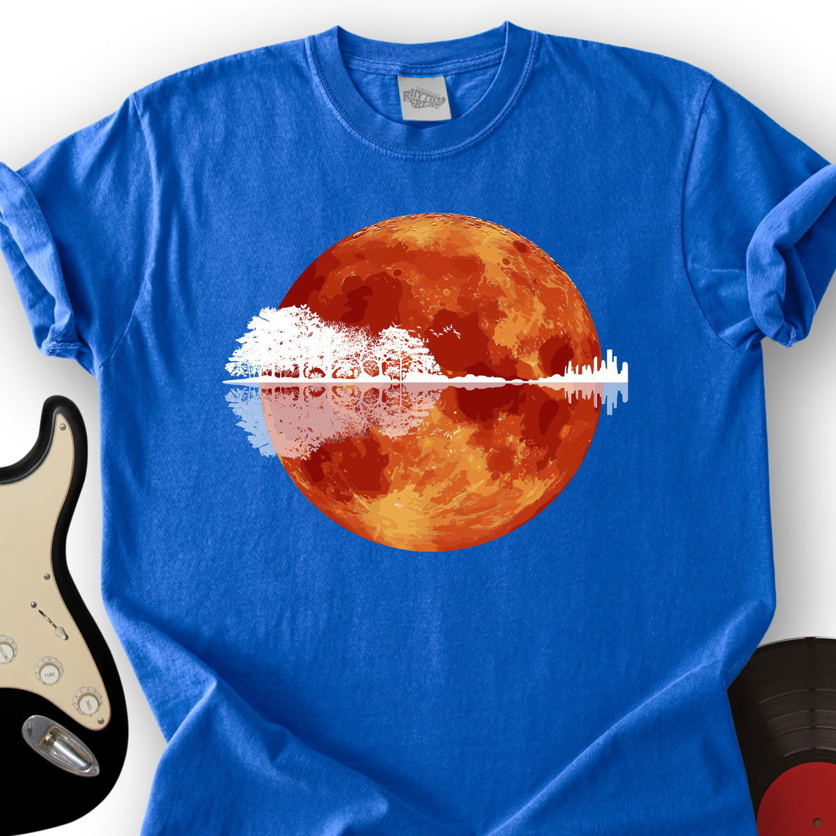 Moon Guitar T-Shirt product image 4