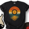 Retro Vinyl Sunset T-Shirt product image 1