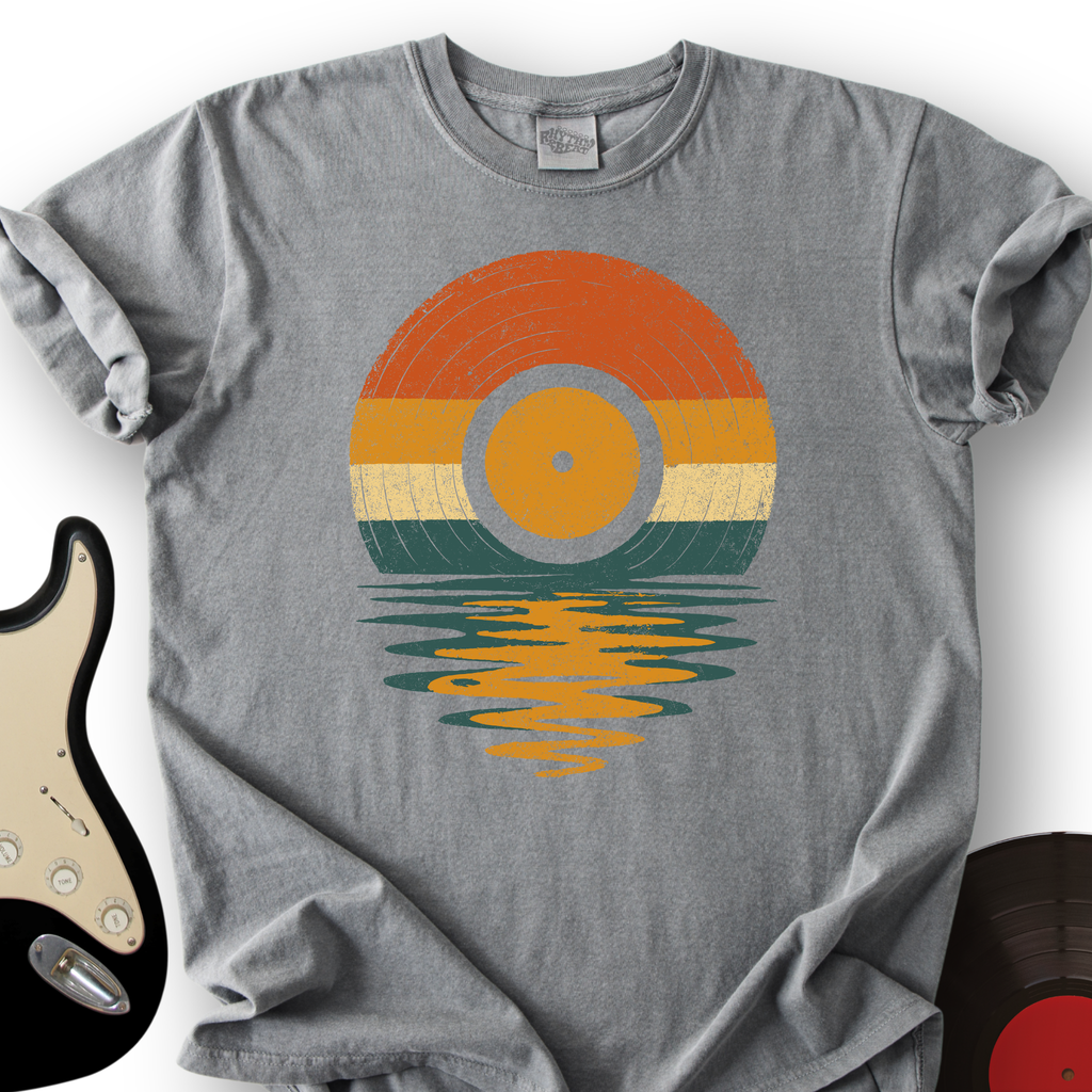 Retro Vinyl Sunset T-Shirt product image 5