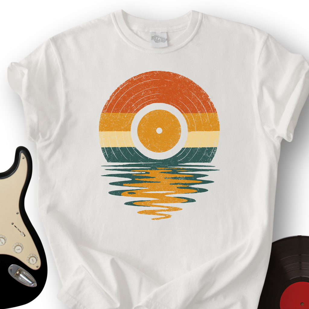 Retro Vinyl Sunset T-Shirt product image 6