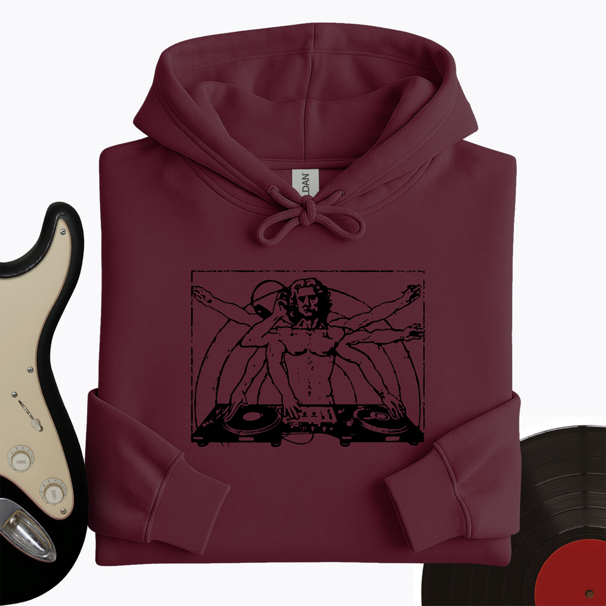 Vitruvian DJ Hoodie product image 3
