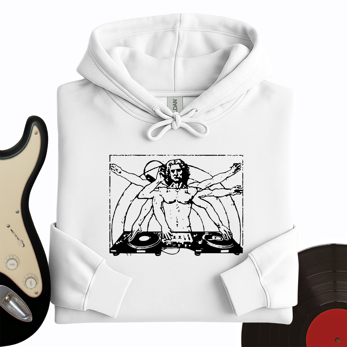 Vitruvian DJ Hoodie product image 5