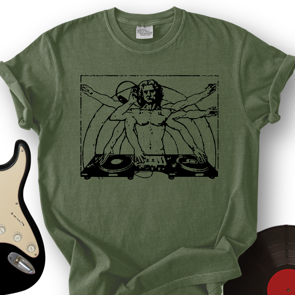 Vitruvian DJ T-Shirt product image 4