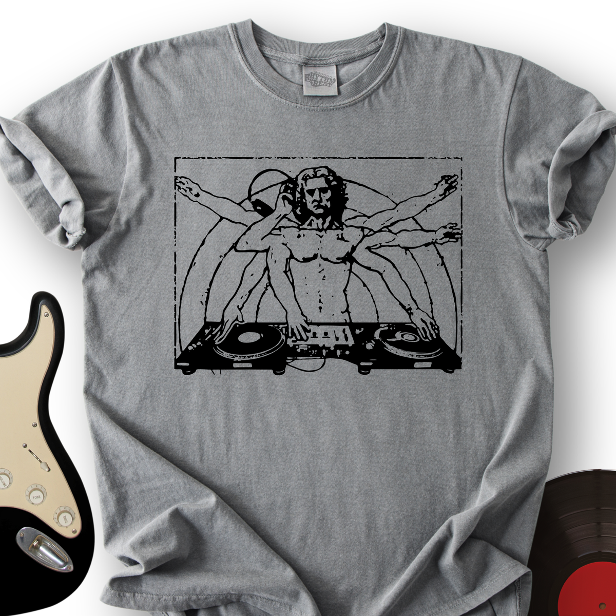 Vitruvian DJ T-Shirt product image 3