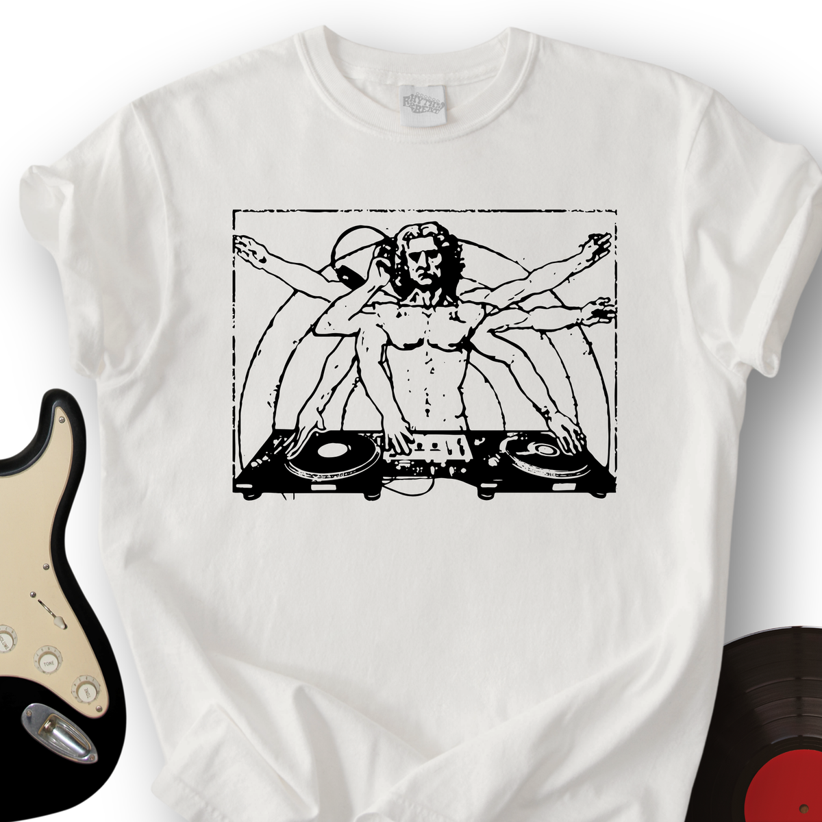 Vitruvian DJ T-Shirt product image 1