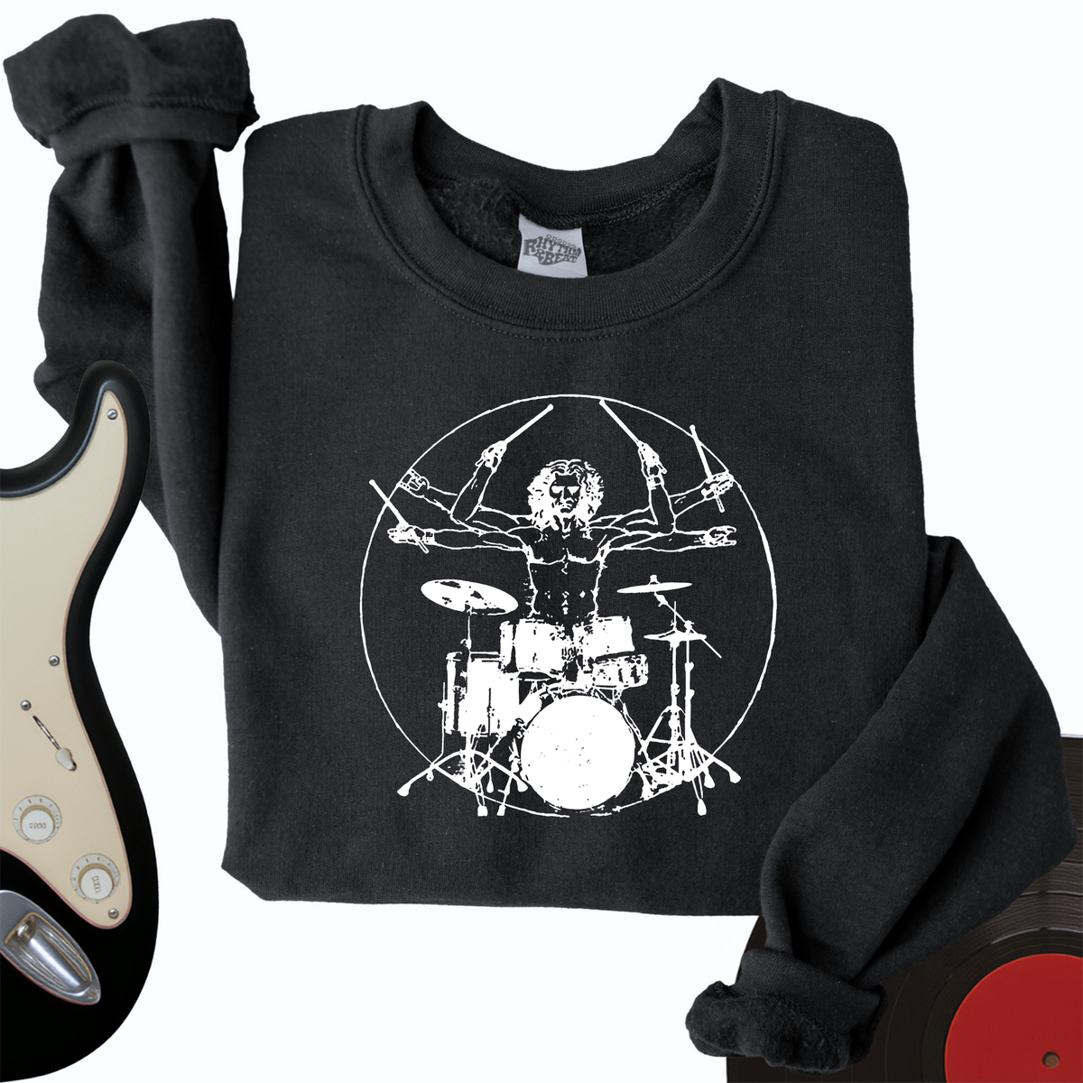 Vitruvian Drummer Crewneck product image 3