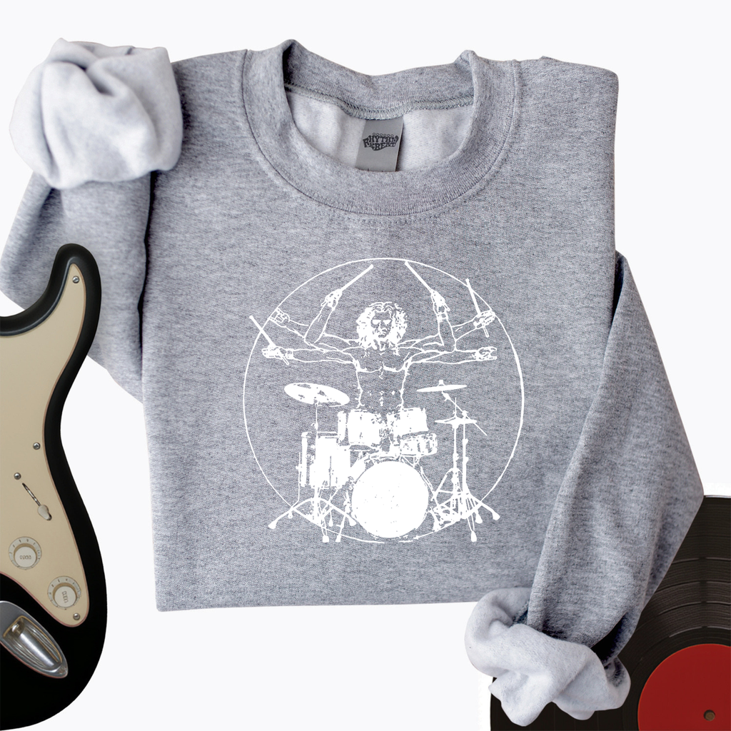 Vitruvian Drummer Crewneck product image 2