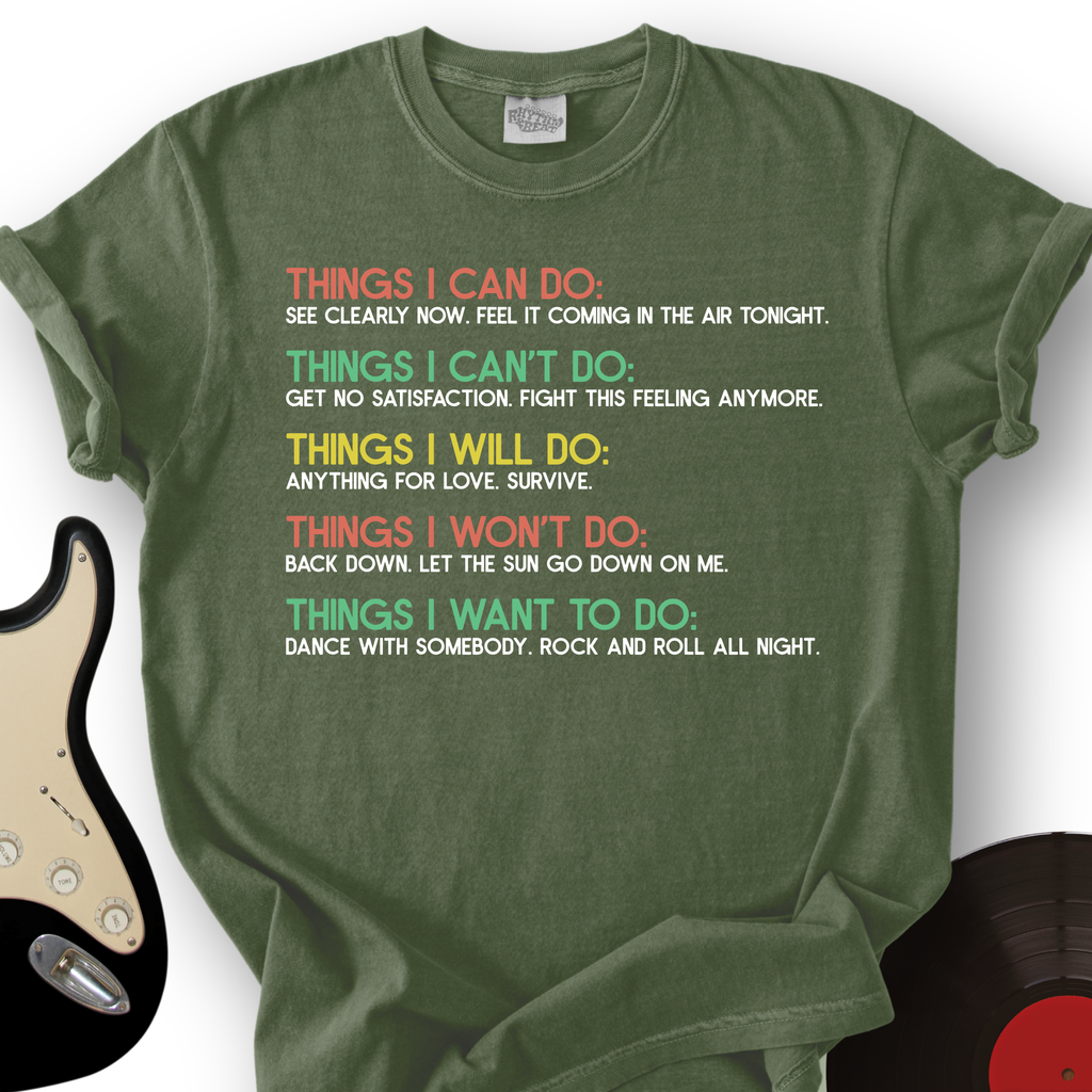 Things I can do T-Shirt product image 7