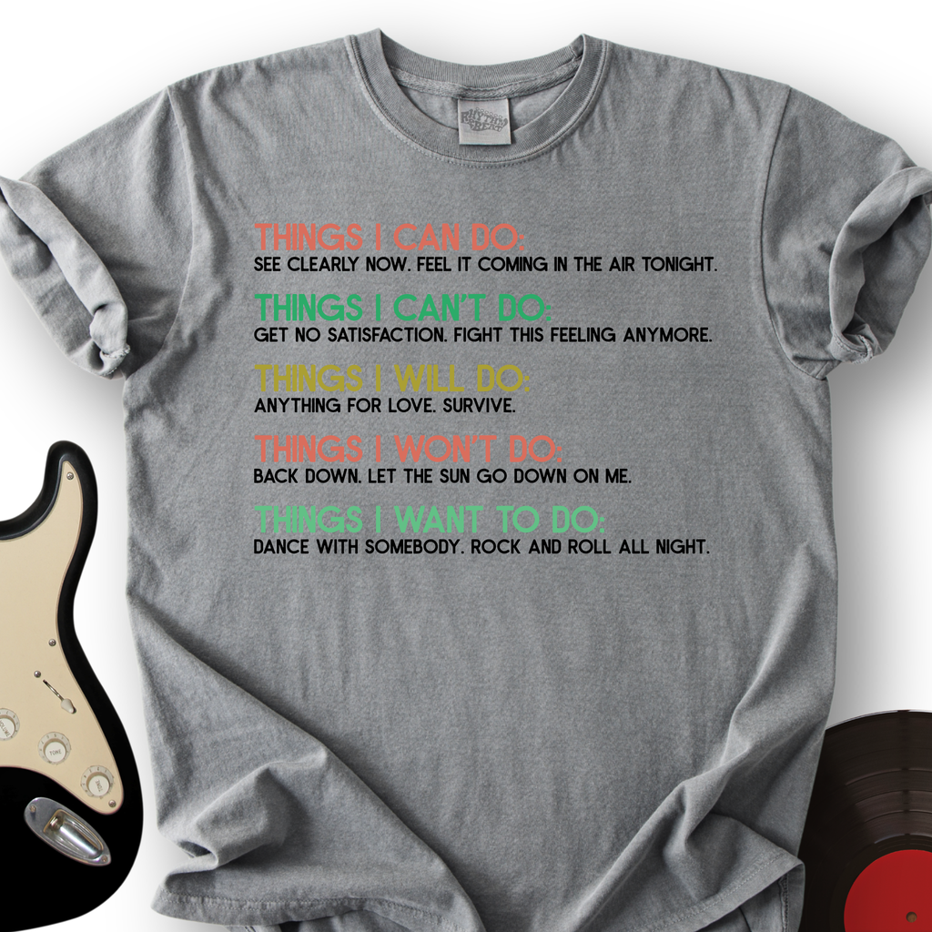 Things I can do T-Shirt product image 4
