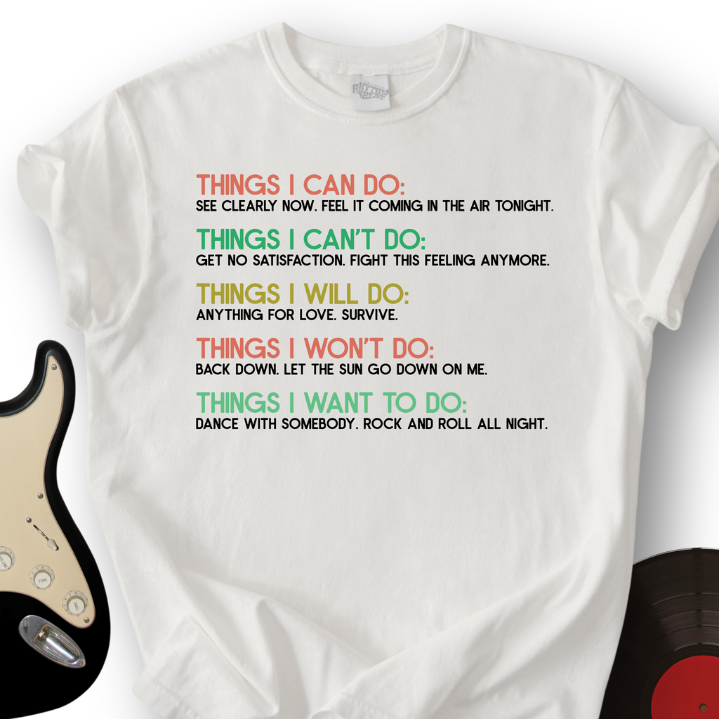 Things I can do T-Shirt product image 5