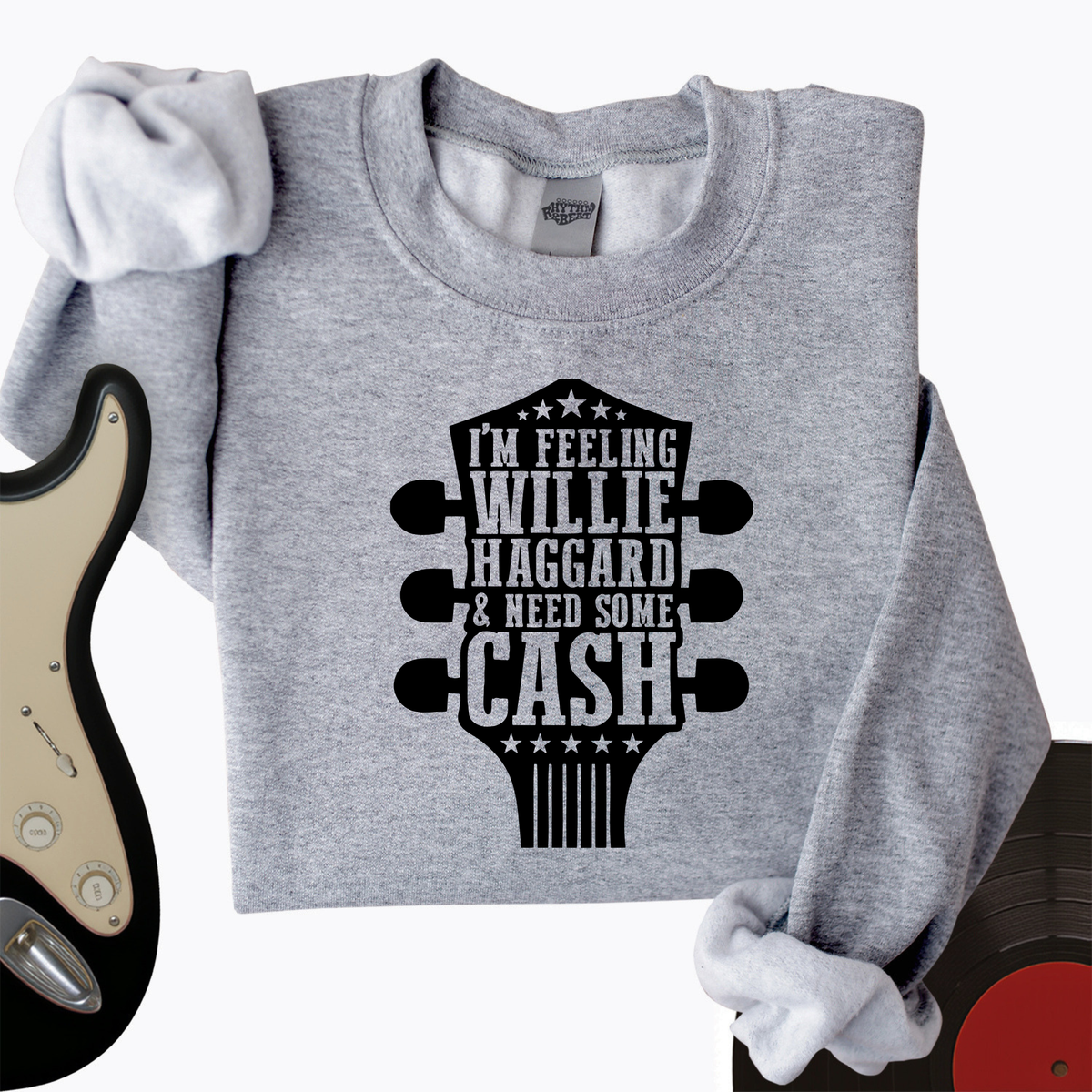 Willie And Cash Crewneck product image 1