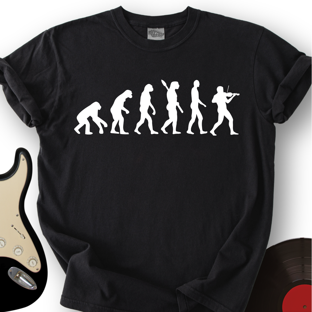 Evolution of a Violin Player T-Shirt product image 5