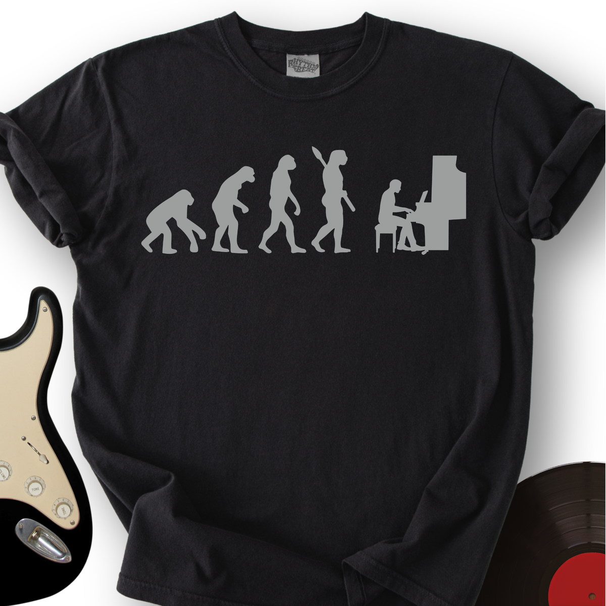 Evolution with Piano T-Shirt product image 5