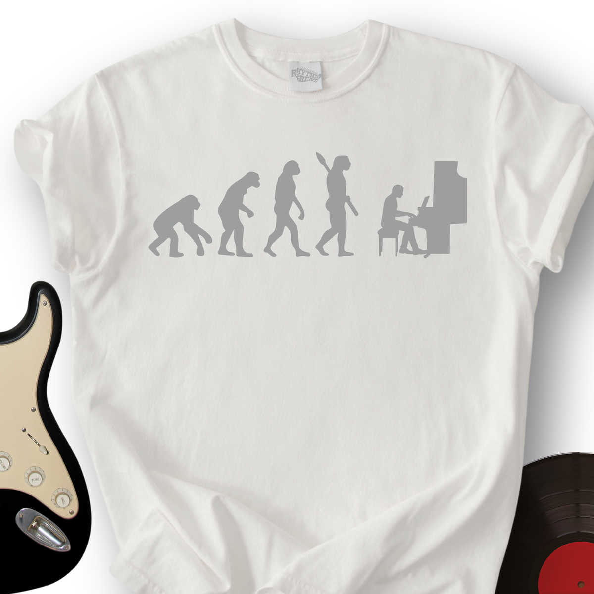 Evolution with Piano T-Shirt product image 4