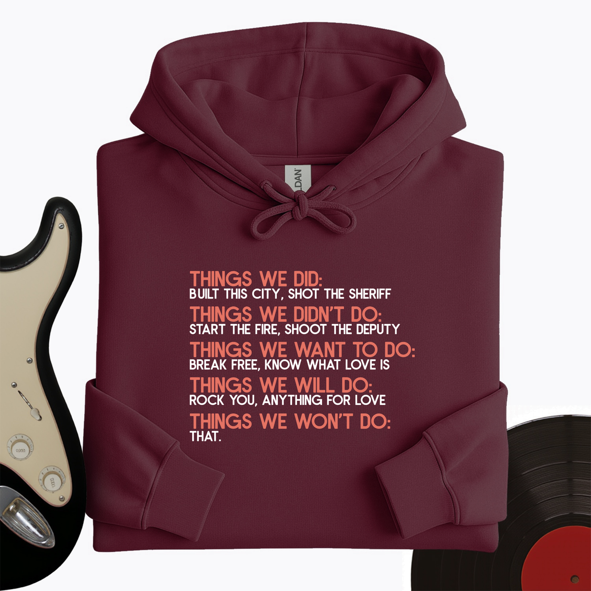 Things We Did Basics Hoodie product image 3