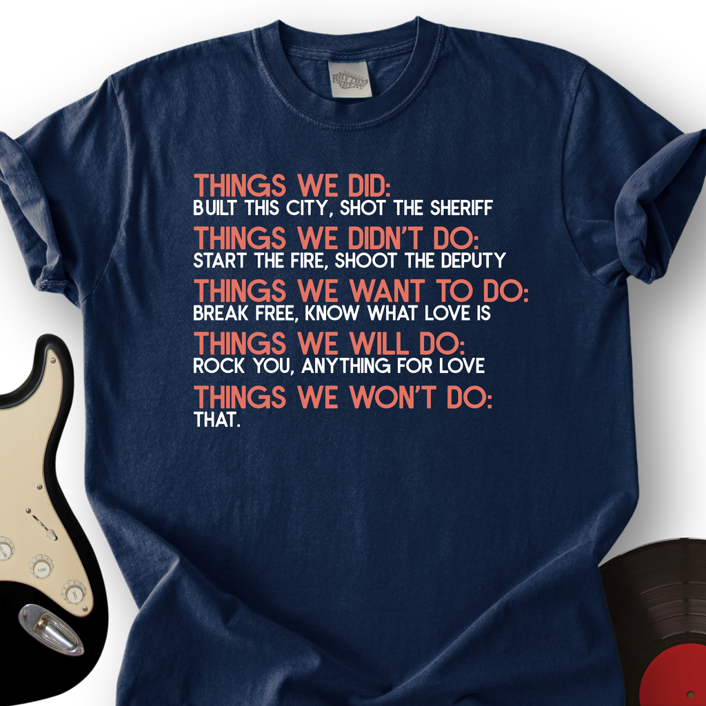 Things We Did Basics T-Shirt product image 1