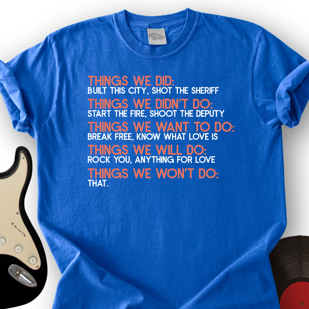 Things We Did Basics T-Shirt product image 3