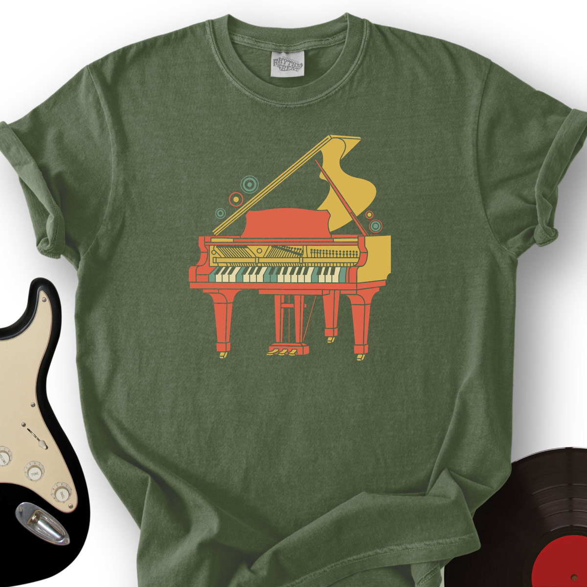 Piano Retro T-Shirt product image 7